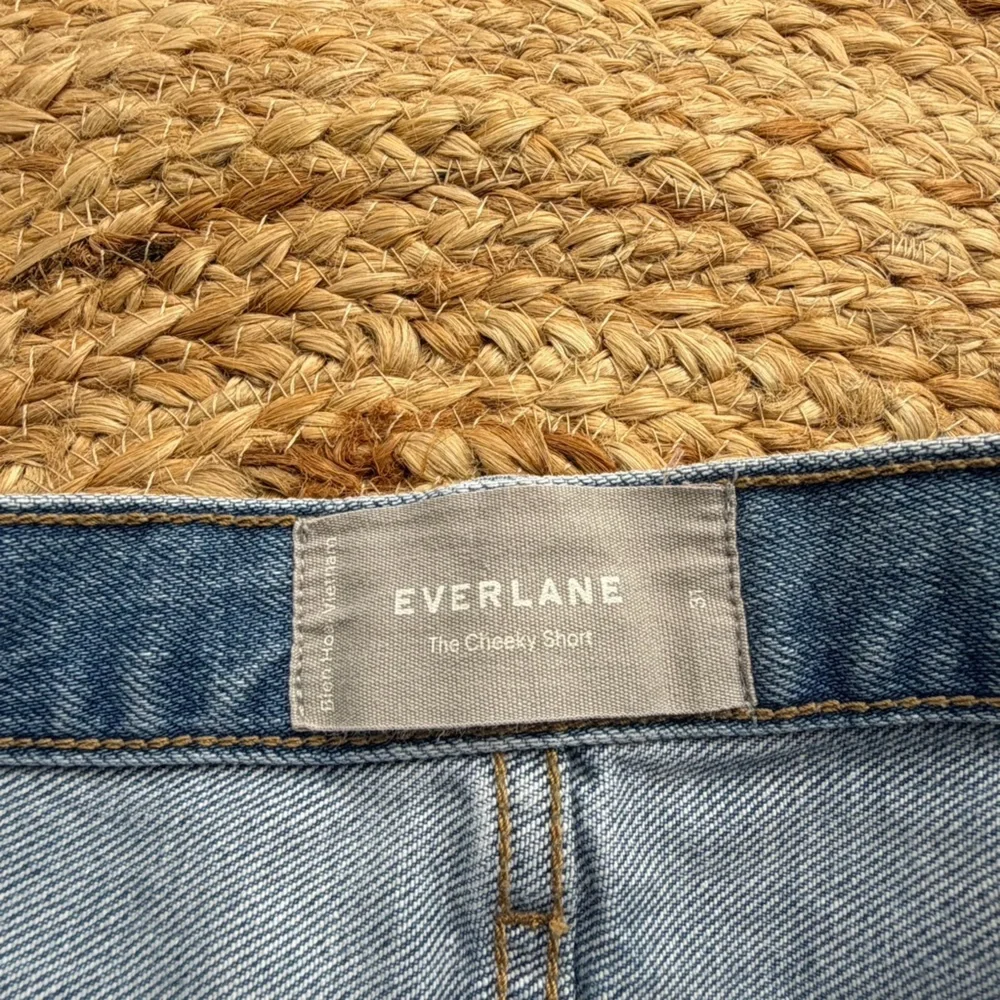 Everlane The Cheeky Short Denim Distressed